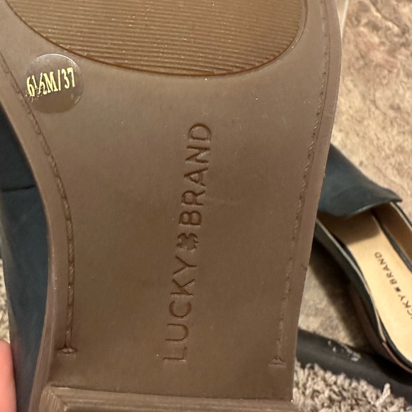 LUCKY BRAND -BRAND NEW LOAFER MULES (DARK BLUE/BLACK - Picture 7 of 7
